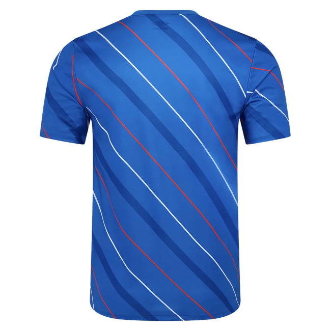 2025-2026 Rangers Home Pre Match Short Sleeve Tee (Lapis Blue) (Moore 47)-SoccerKits Hub | Buy Soccer Jerseys Online